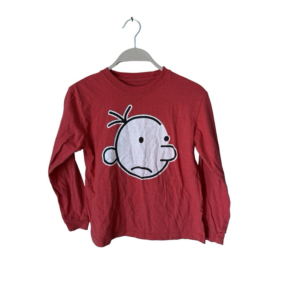 Diary of a Wimpy Kid Greg‎ Heffley Head Long Sleeve Shirt-Kids medium